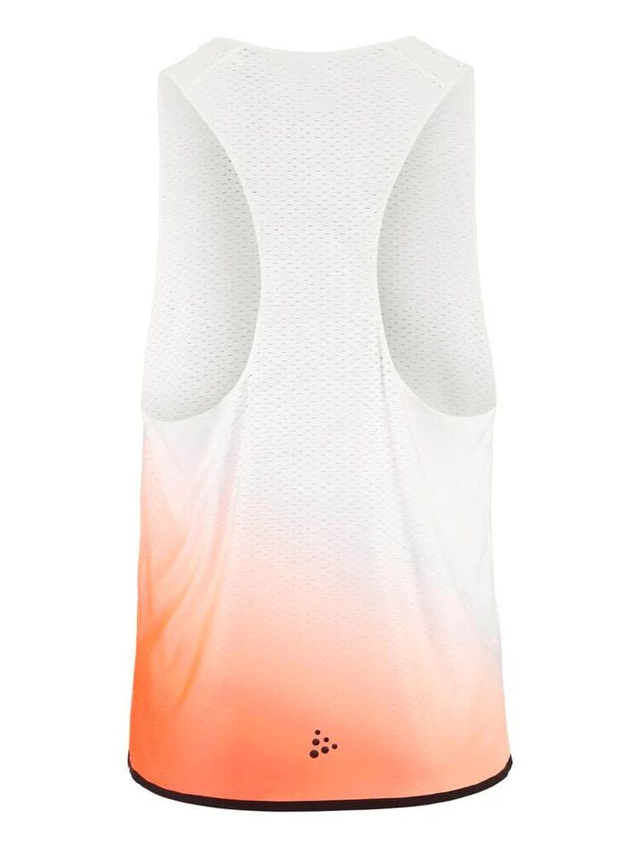 Race Day Singlet M | White/Multi