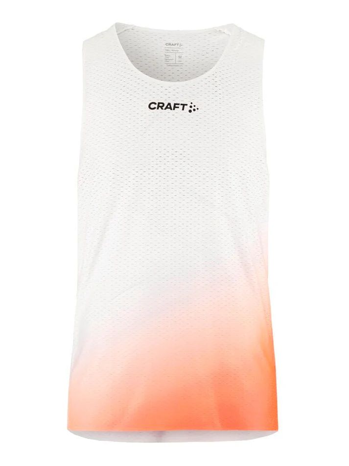 Race Day Singlet M | White/Multi